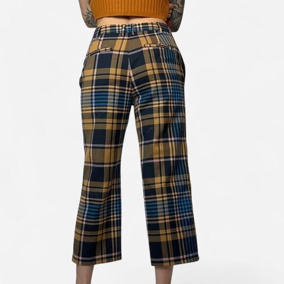 Urban outfitters plaid cropped capri - Picture 2 of 7